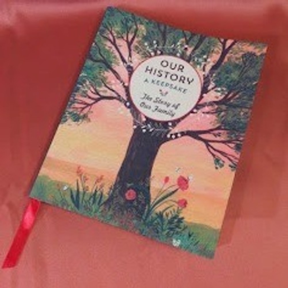 Our History A Keepsake The Story of Our Family Guided Journal Hardcover 2016 New
